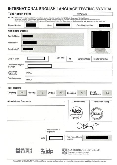 ielts british council results